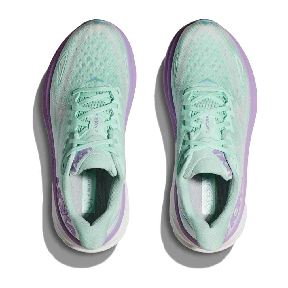 Women's Clifton 9 Running Shoe - Sunlit Ocean/Lilac Mist - Regular (B)