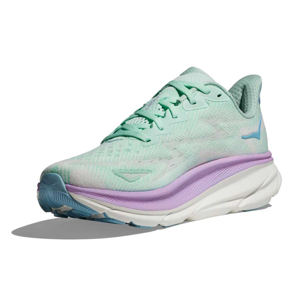 Women's Clifton 9 Running Shoe - Sunlit Ocean/Lilac Mist - Regular (B)