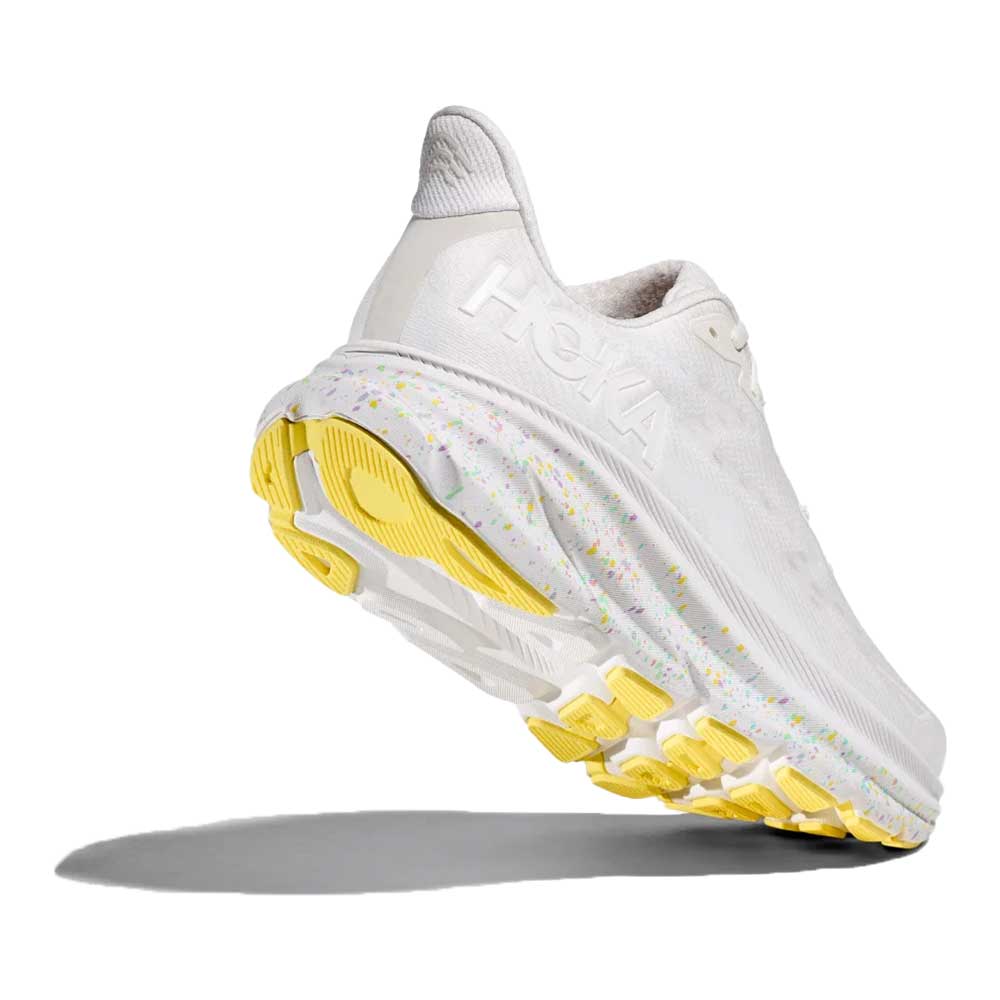Women's Clifton 9 Running Shoe - White/Lemonade - Regular (B)