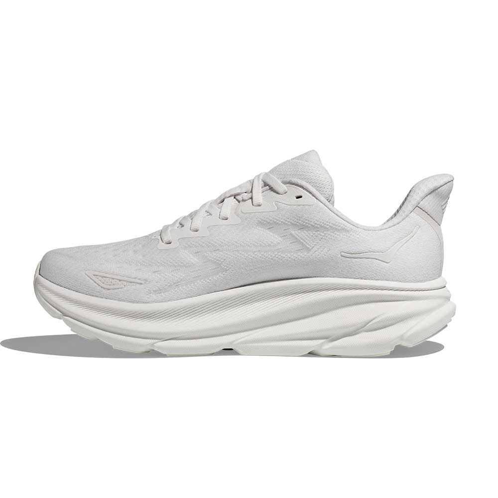 Women's Clifton 9 Running Shoe - White/White - Regular (B)