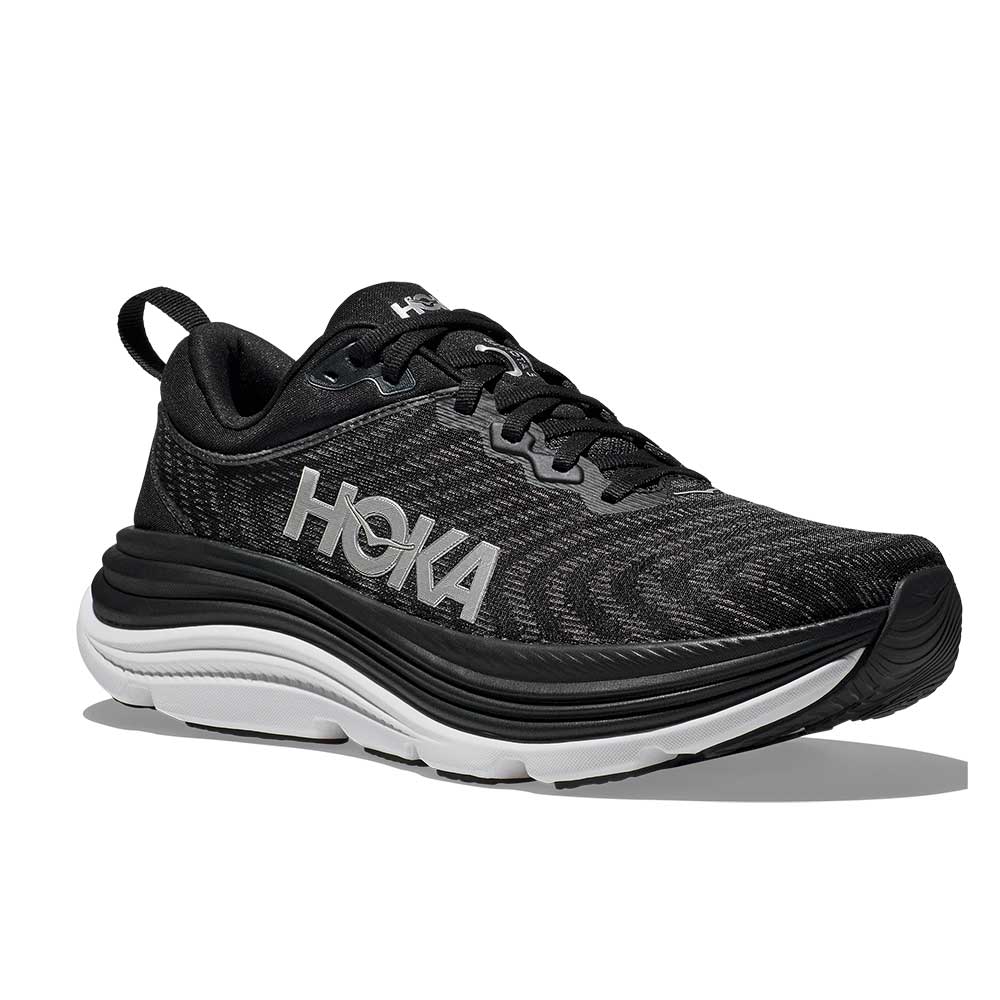 Men's Gaviota 5 Running Shoe - Black/White - Wide (2E)