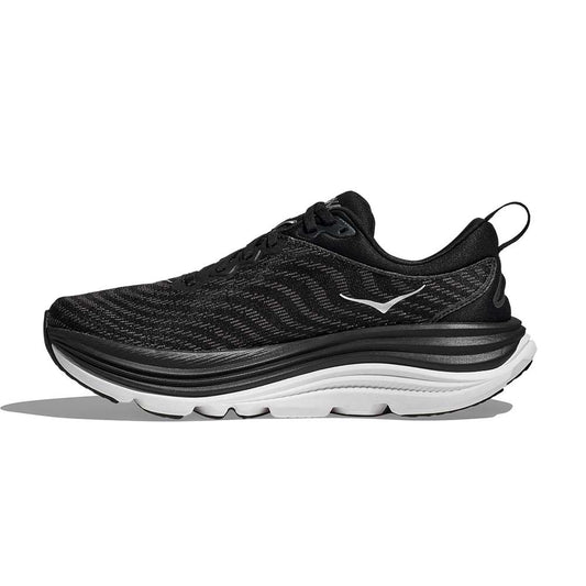 Men's Gaviota 5 Running Shoe - Black/White - Wide (2E)