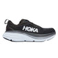 Women's Bondi 8 Running Shoe- Black/White - Wide (D)