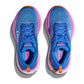 Women's Bondi 8 Running Shoe - Coastal Sky/All Aboard - Wide (D)