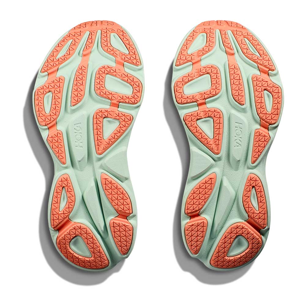 Women's Bondi 8 Running Shoe - Stardust/Aqua Breeze - Regular (B)