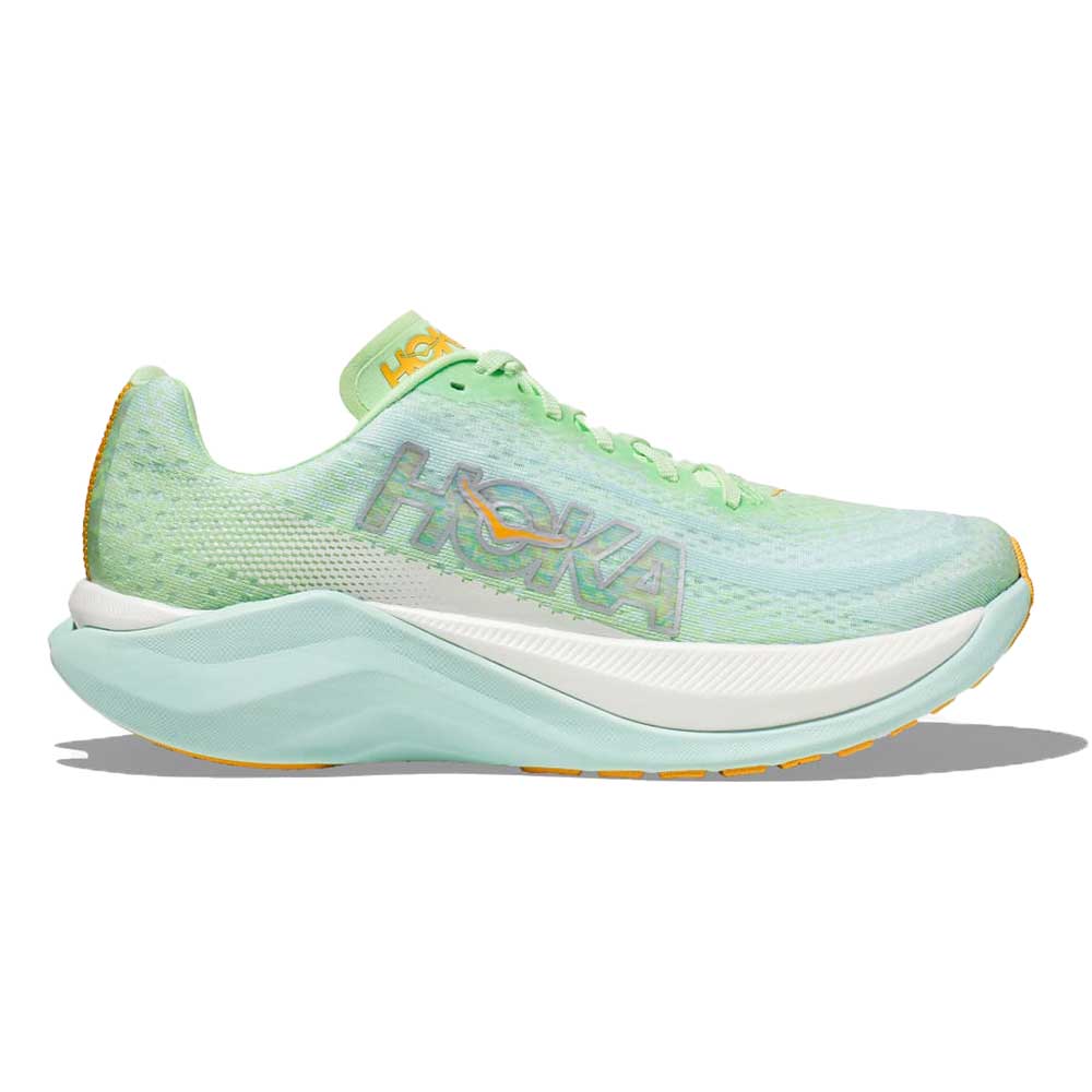 Women's Mach X Running Shoe - Lime Glow/Sunlit Ocean - Regular (B ...