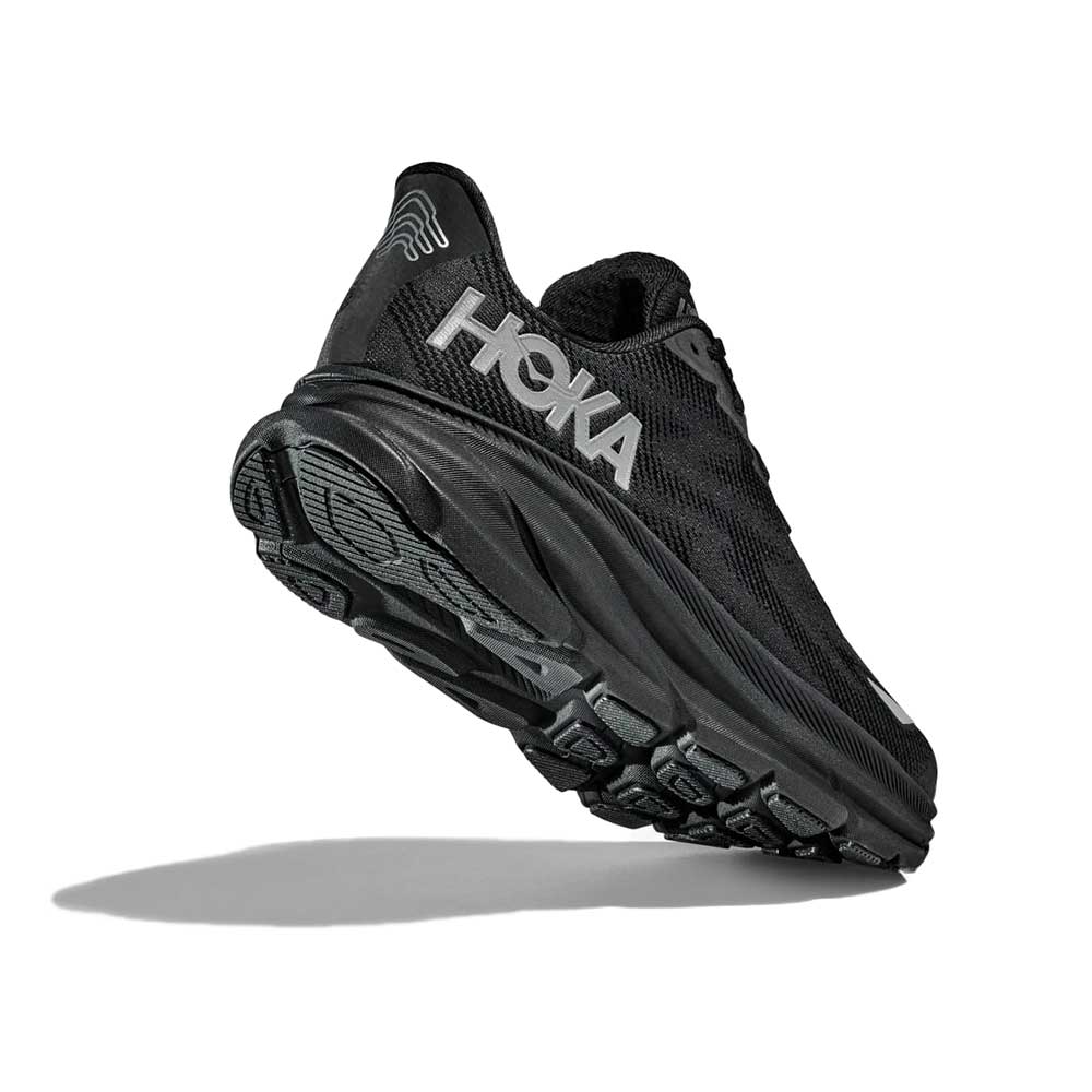 Women's Clifton 9 GTX Running Shoe - Black/Black - Regular (B)