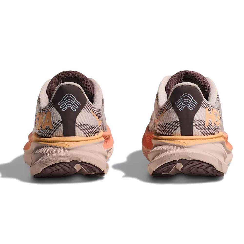 Beige Hoka Clifton Edge Damen Hoka Clifton 'Eggnog Passion Fruit