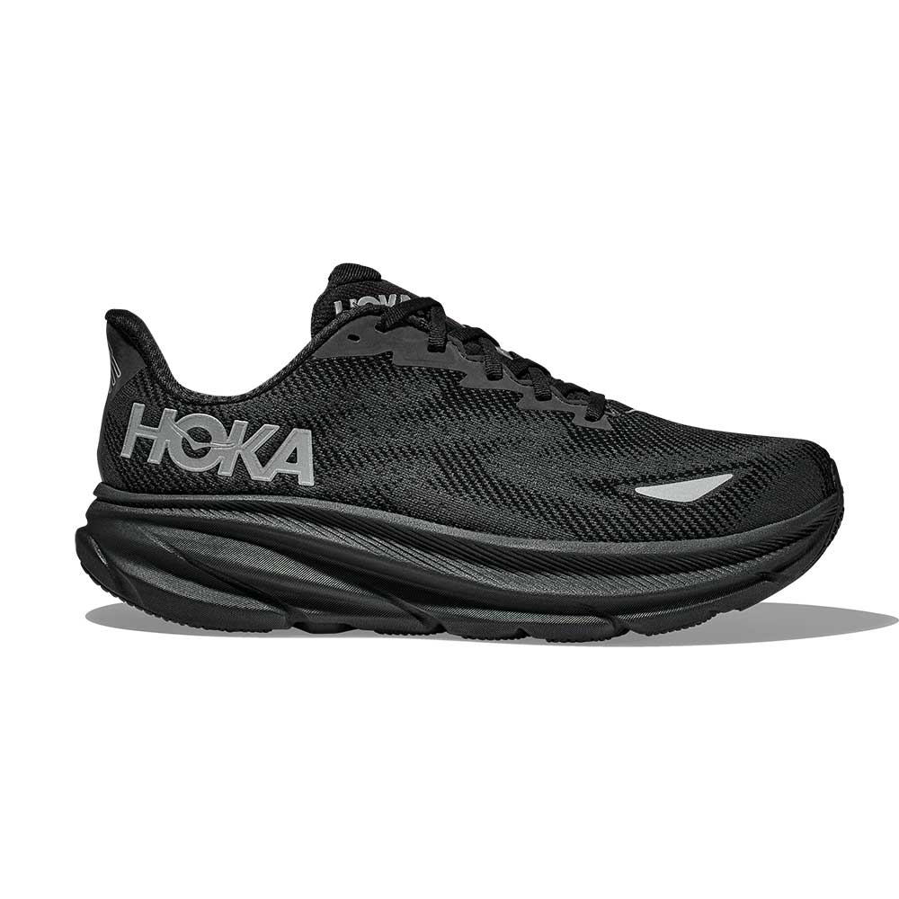 Women's Clifton 9 GTX Running Shoe - Black/Black - Regular (B)