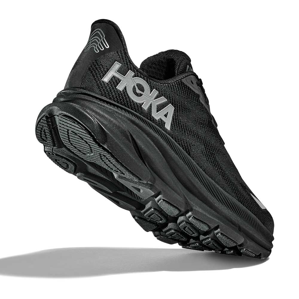 Women's Clifton 9 GTX Running Shoe - Black/Black - Regular (B)