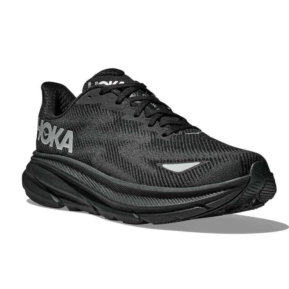 Women's Clifton 9 GTX Running Shoe - Black/Black - Regular (B)