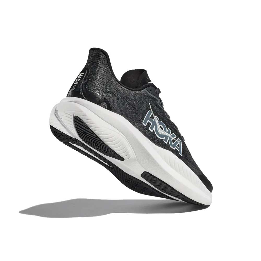 Youth Mach 6 Running Shoe - Black/White - Regular (M)
