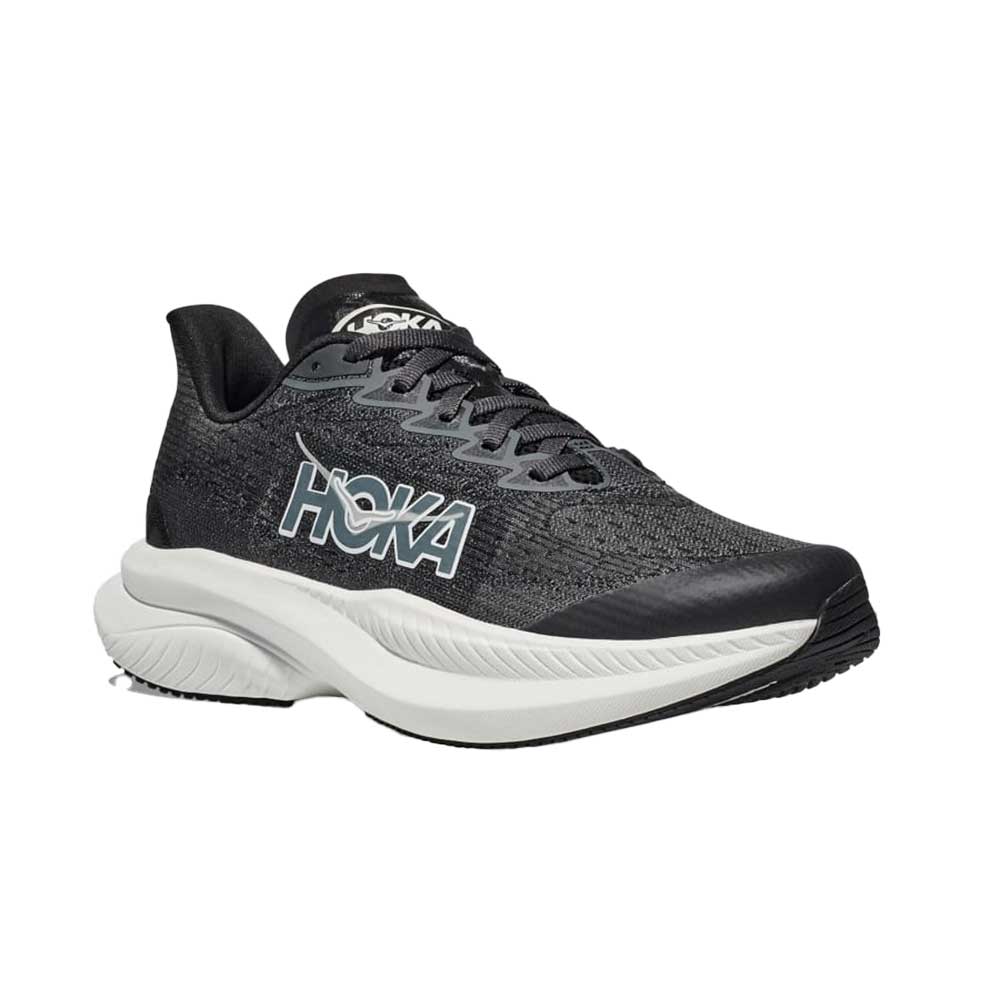Youth Mach 6 Running Shoe - Black/White - Regular (M)