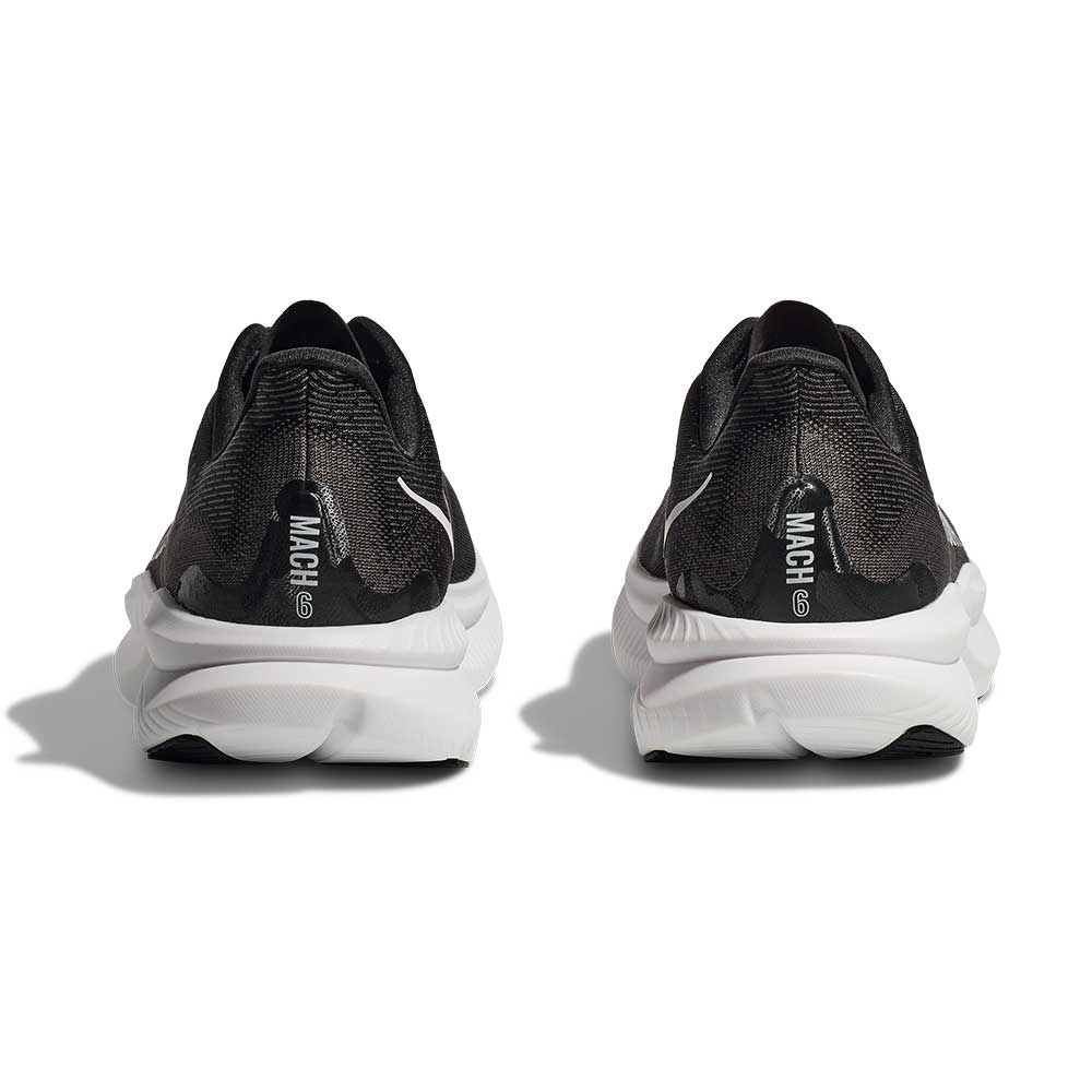 Men's Mach 6 Running Shoe - Black/White - Regular (D)