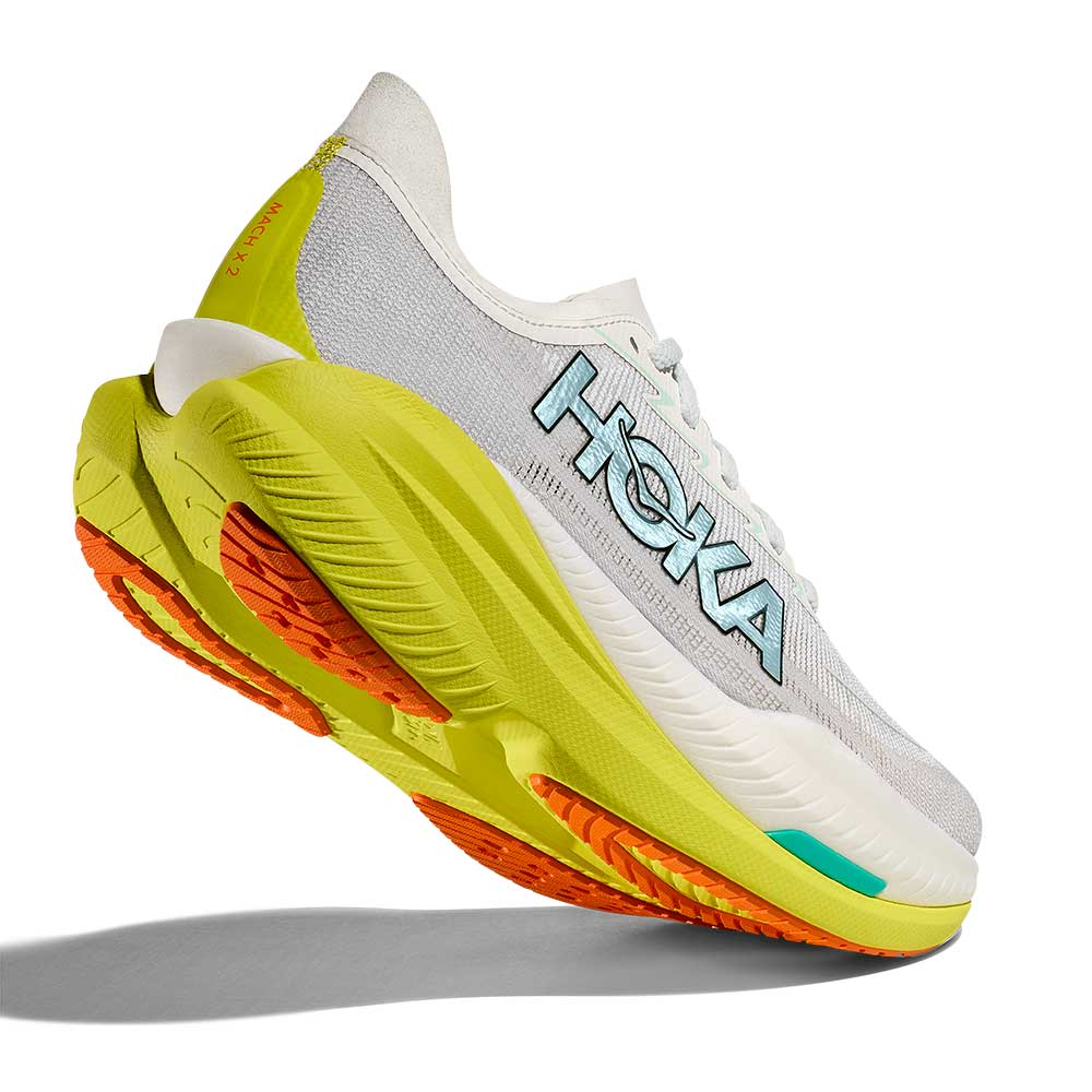 Yellow Hoka Carbon X Men's Mach X2 Running Shoe Frost/Citrus Regular (D) – Gazelle