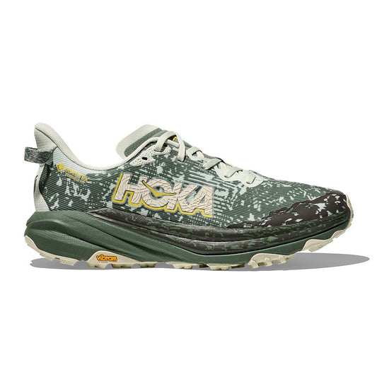 Men's Speedgoat 6 GTX Trail Running Shoe - Sea Glass/Fern - Regular (D)