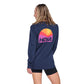 All Gender Hoka Sunrise GPX Long Sleeve Tee - Varsity Navy