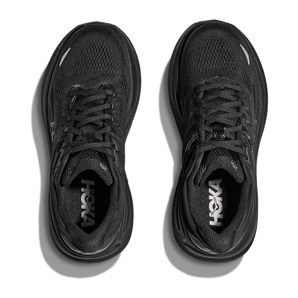 Men's Bondi 9 Running Shoe - Black/Black - Regular (D)