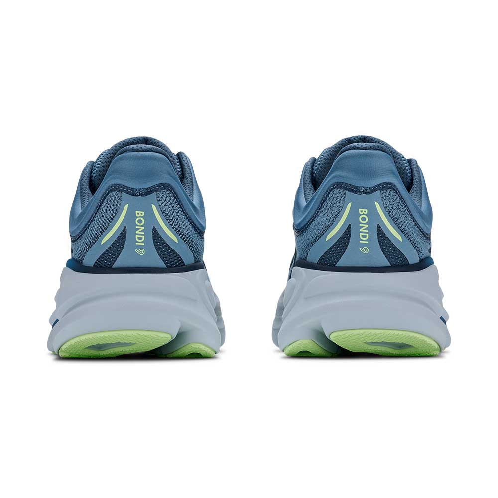 Men's Bondi 9 Running Shoe - Downpour/Thunder Cloud - Extra Wide (4E)