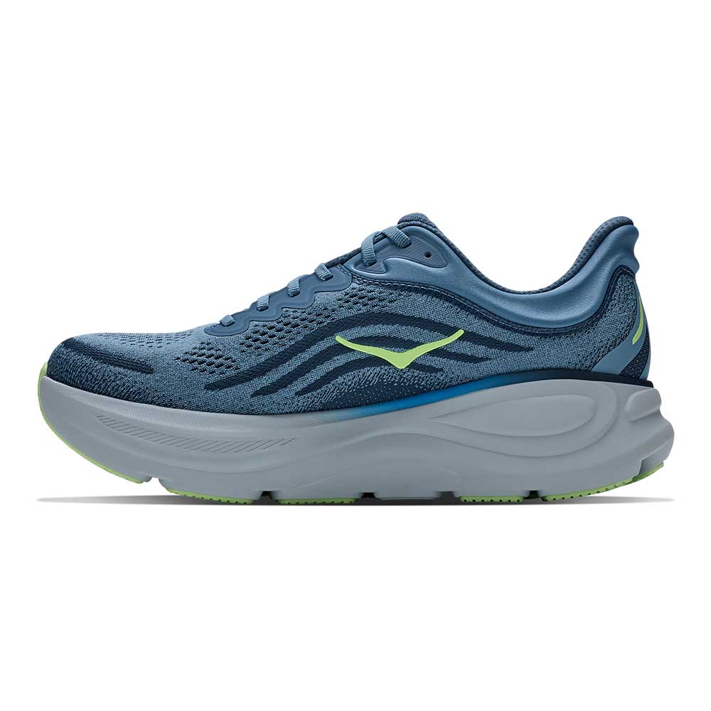 Men's Bondi 9  Running Shoe - Downpour/Thunder Cloud - Wide (2E)