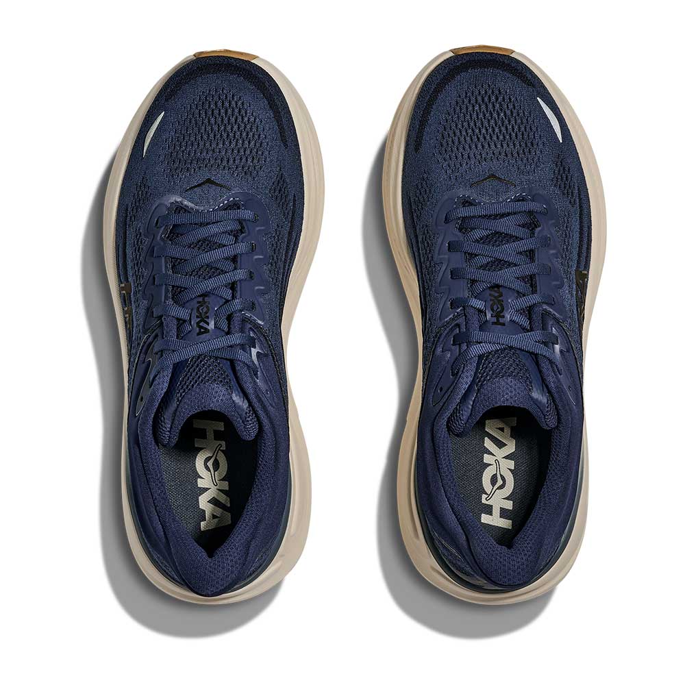 Men's Bondi 9 Running Shoe - Midnight Blue/Varsity Navy - Regular