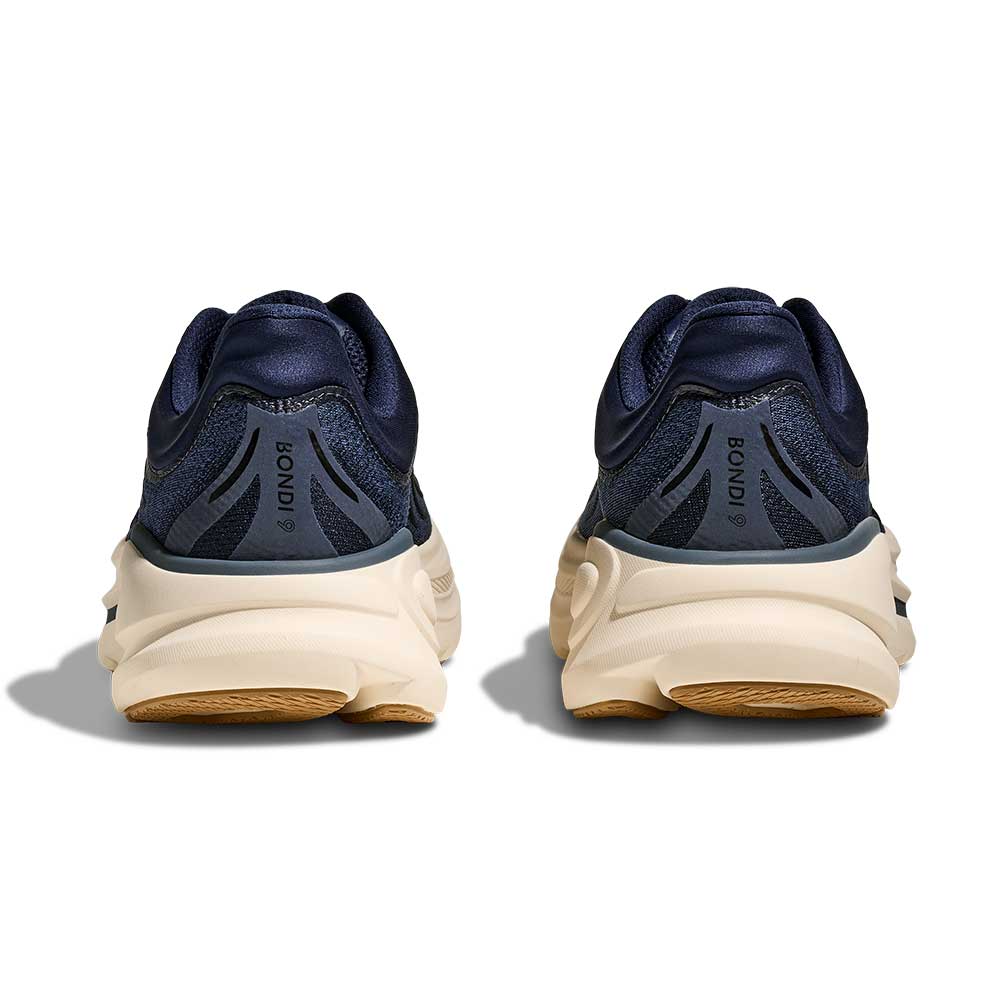 Men's Bondi 9 Running Shoe - Midnight Blue/Varsity Navy - Regular (D)
