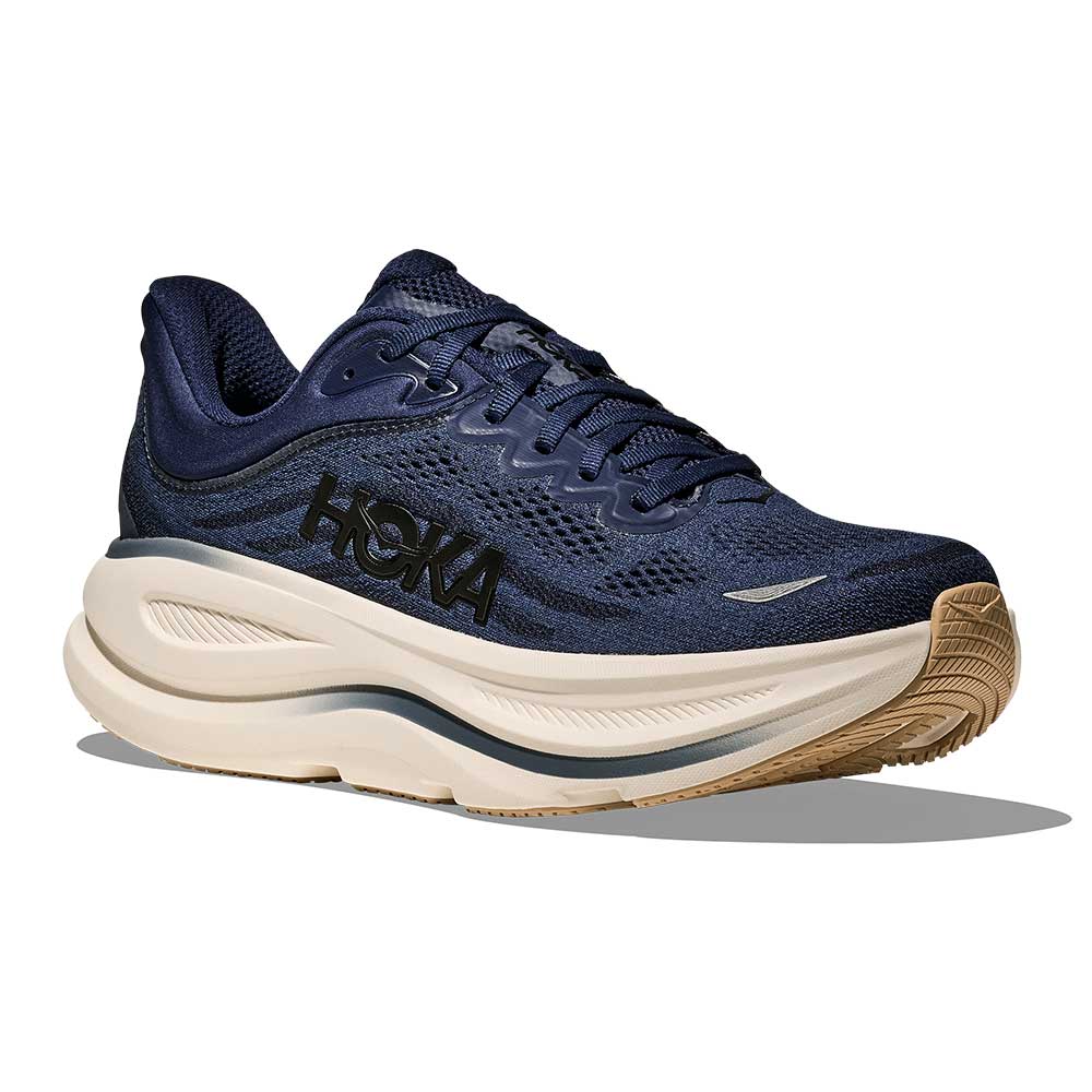 靴 BONDI 9 Men's Bondi 9 Running Shoe - Midnight Blue/Varsity Navy - Regular