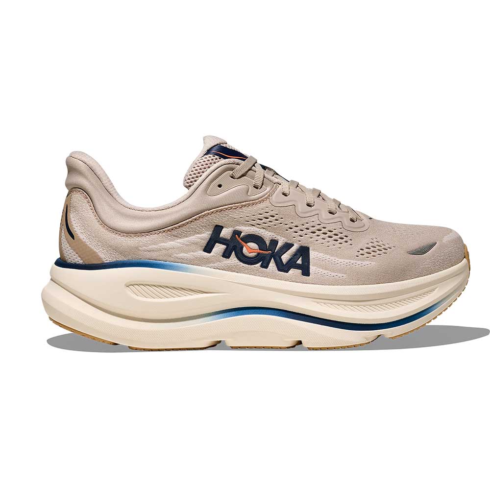 Men's Bondi 9 Running Shoe - Stucco/Grout - Regular (D)