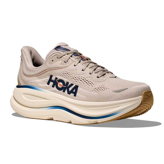 Men's Bondi 9 Running Shoe - Stucco/Grout - Regular (D)