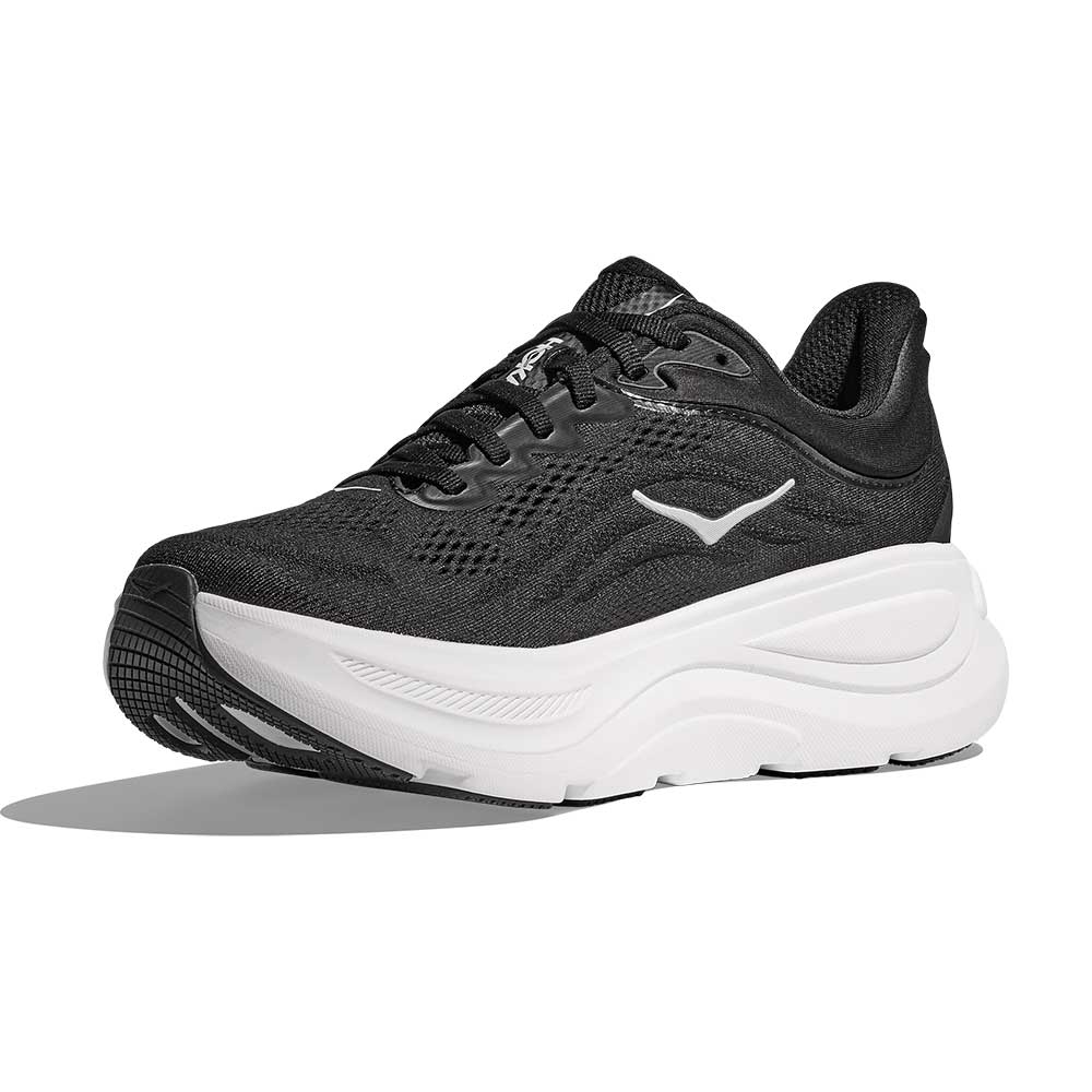 Women's Bondi 9 Running Shoe - Black/White - Regular (B)