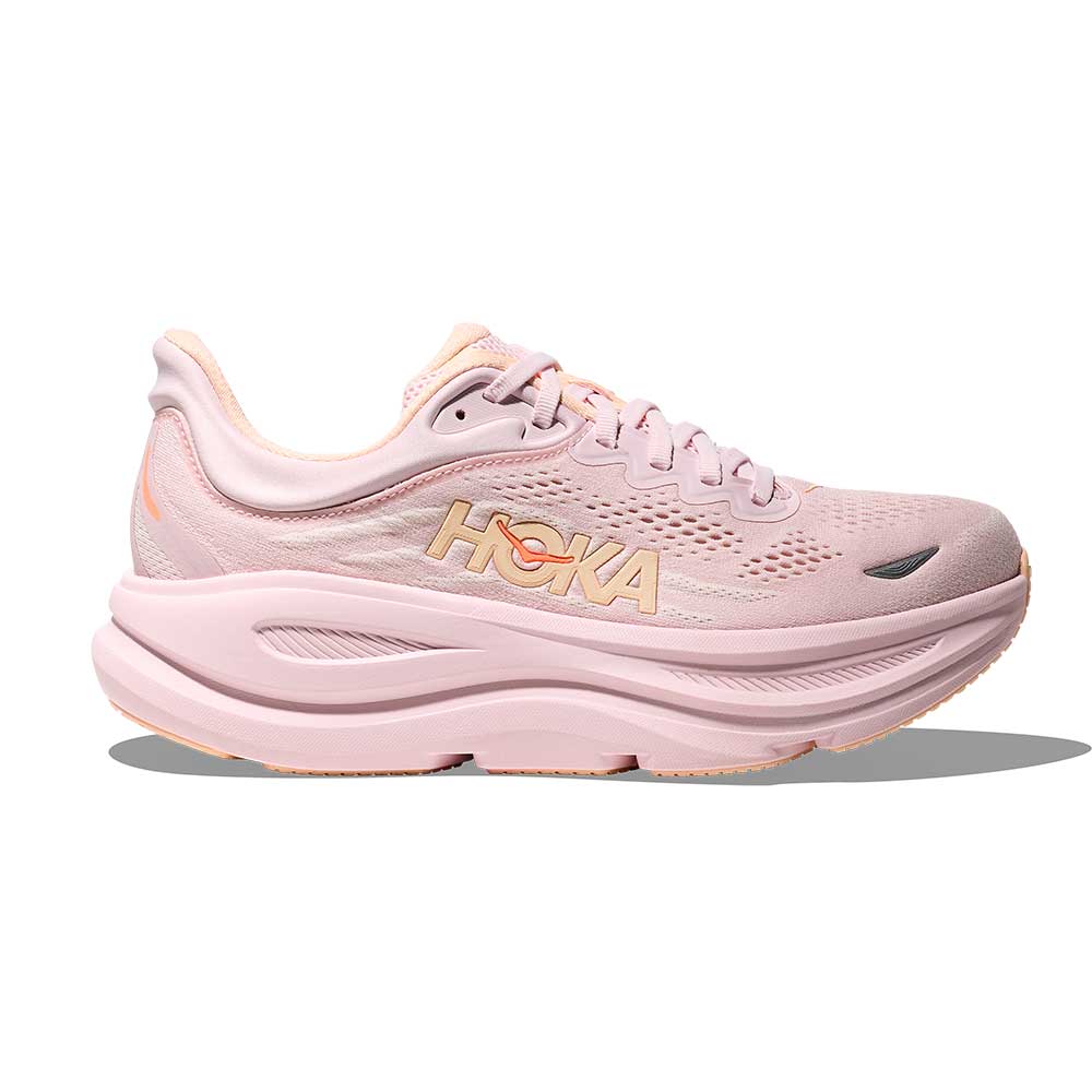 Women's Bondi 9 Running Shoe - Lilac Cream/Tangerine Glow - Regular (B)