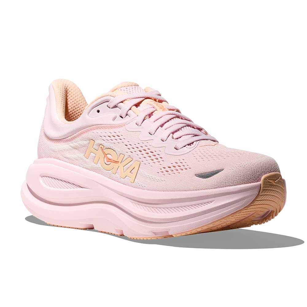 Women's Bondi 9 Running Shoe - Lilac Cream/Tangerine Glow - Regular (B)