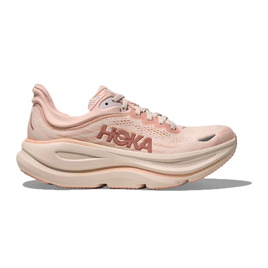 Women's Bondi 9 Running Shoe - Rose Latte/Rose Cream - Regular (D)