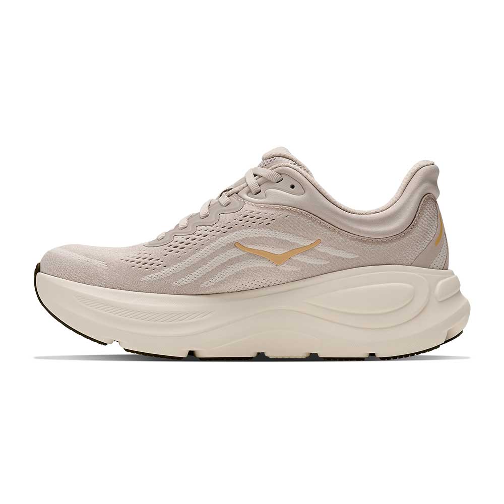 Women's Bondi 9 Running Shoe - River Rock Grey/Alabaster - Regular (B)