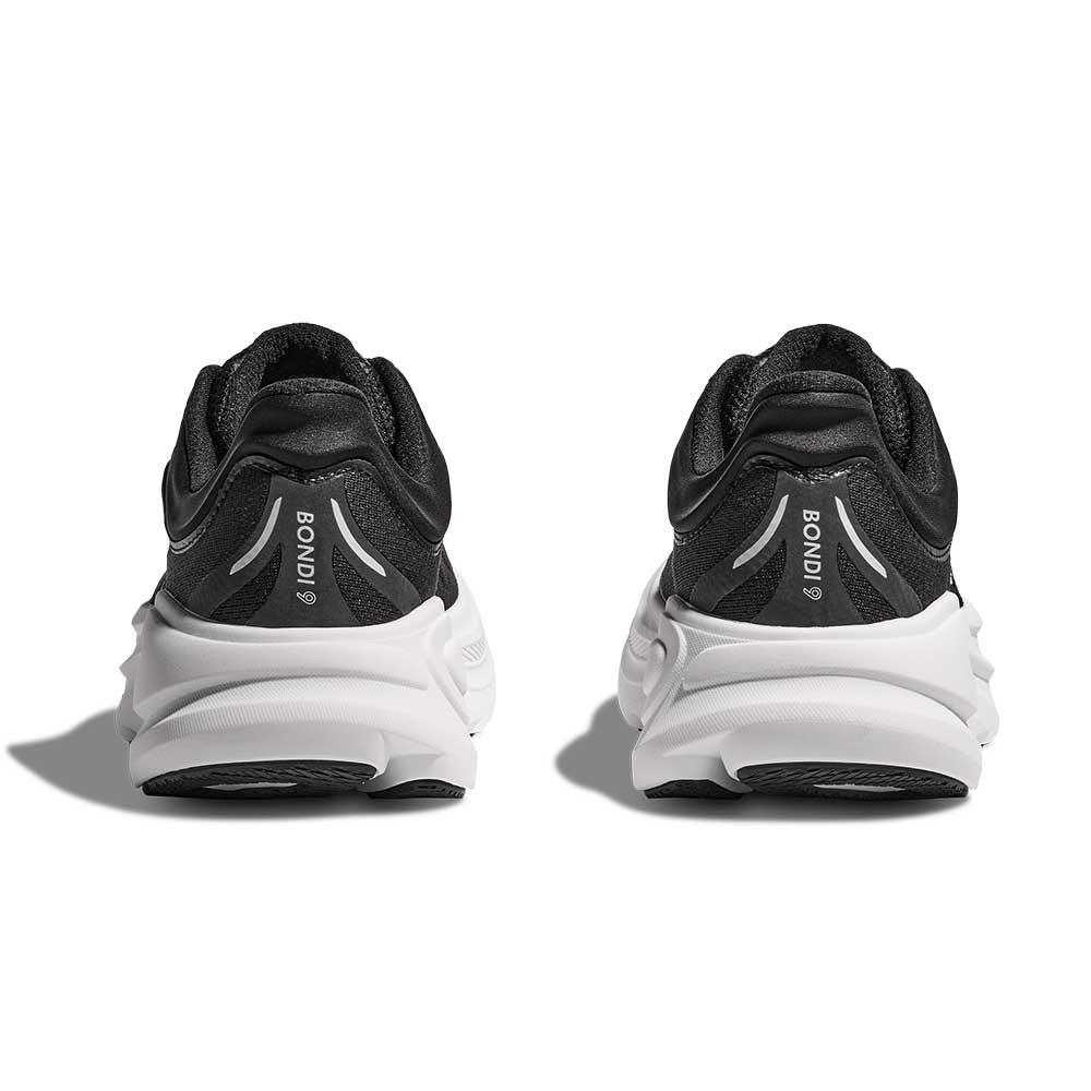 Men's Bondi 9 Running Shoe - Black/White - Extra Wide (4E)