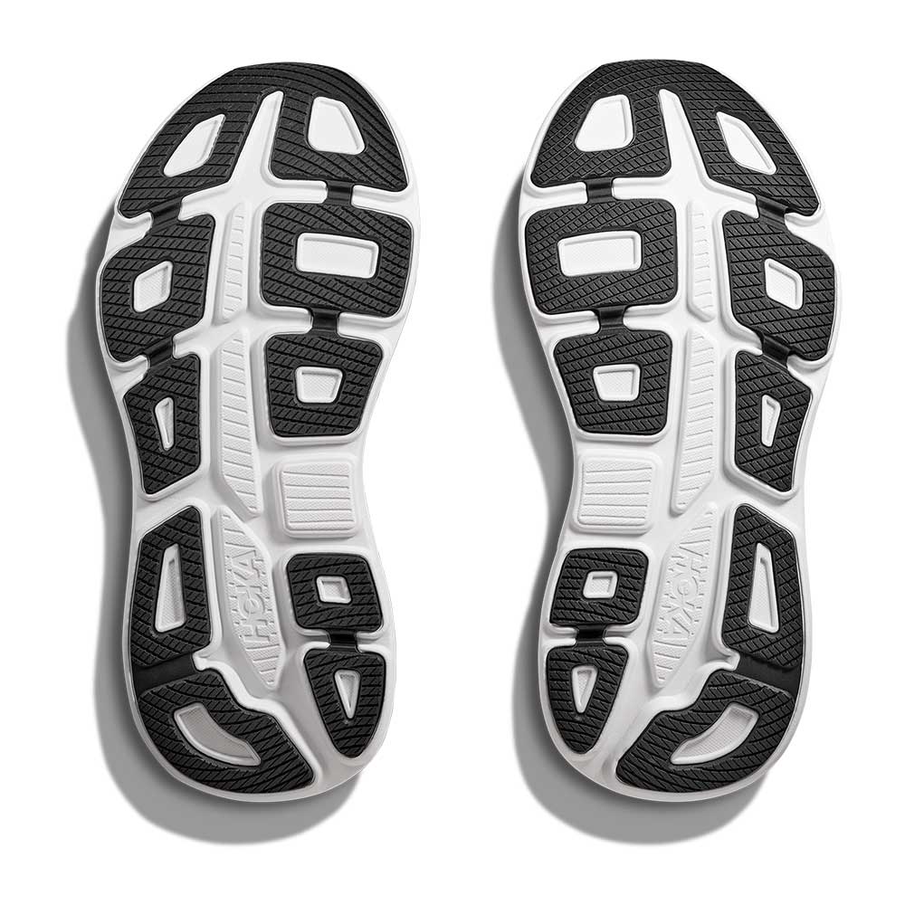 Men's Bondi 9 Running Shoe - Black/White - Extra Wide (4E)