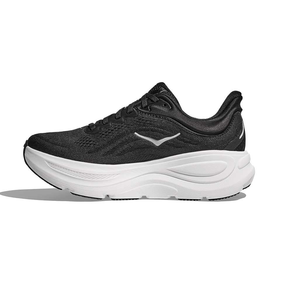 Men's Bondi 9 Running Shoe - Black/White - Wide (2E)