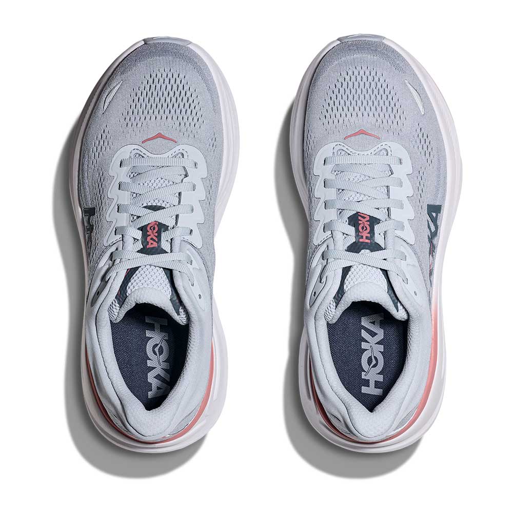 Women's Bondi 9 Running Shoe - Mineral Blue/Washed Blue - Wide (D)