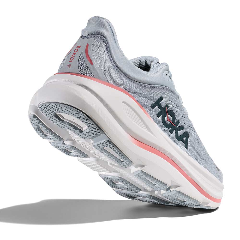 Women's Bondi 9 Running Shoe - Mineral Blue/Washed Blue - Extra Wide (2E)