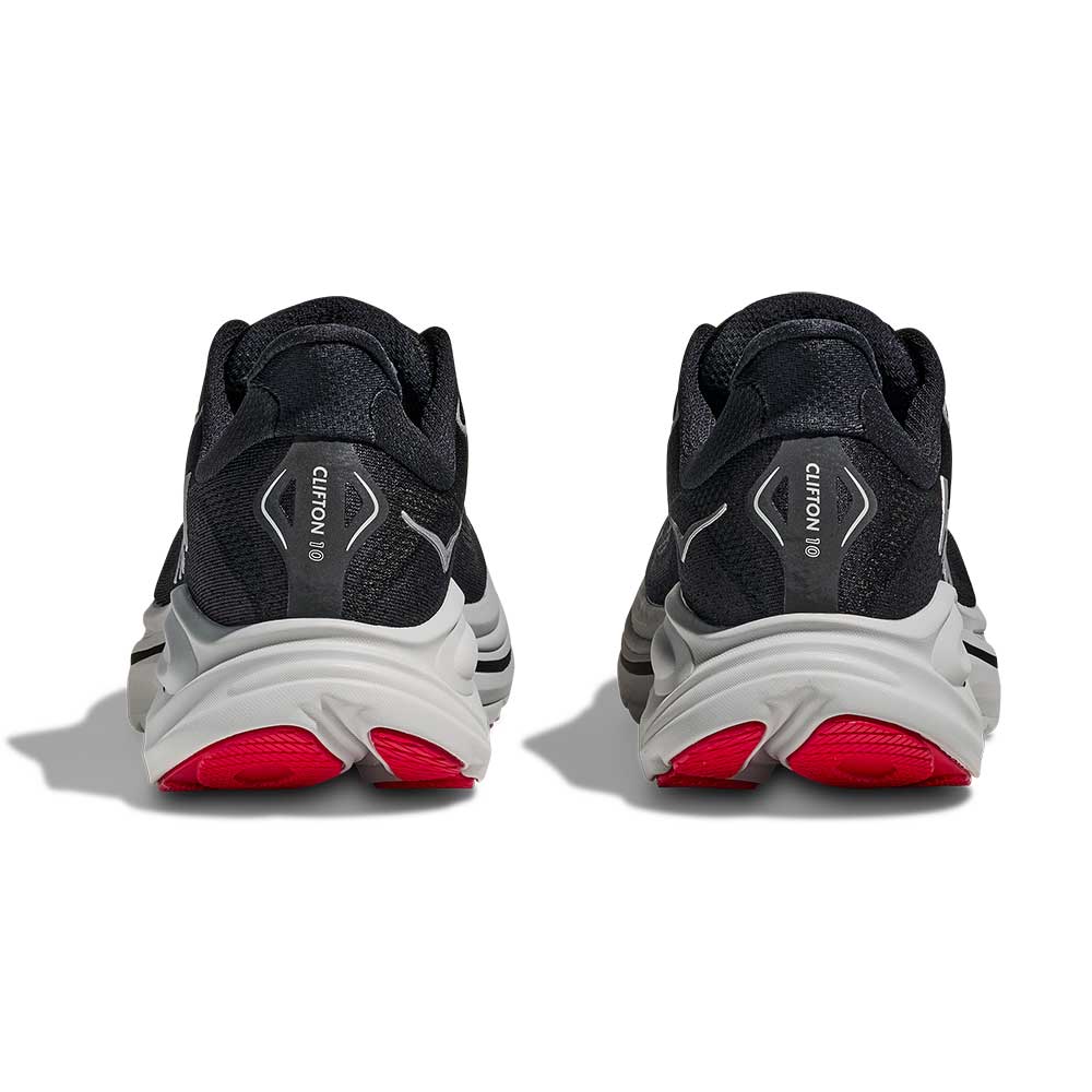 Men's Clifton 10 Running Shoe - Black/Silver - Regular (D)