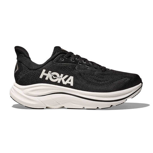 Women's Clifton 10 Running Shoe - Black/White - Regular (B)