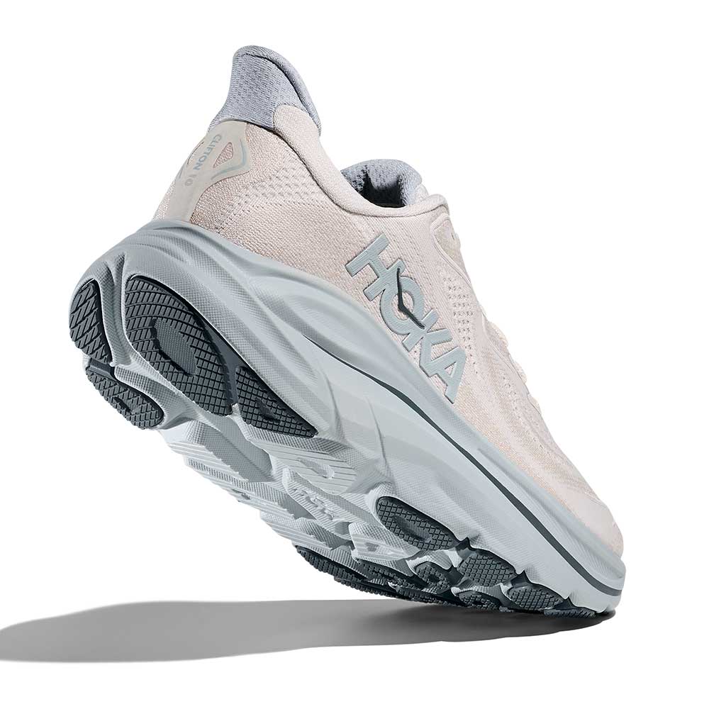 Women's Clifton 10 Running Shoe - Grout/Mineral Blue - Wide (D)