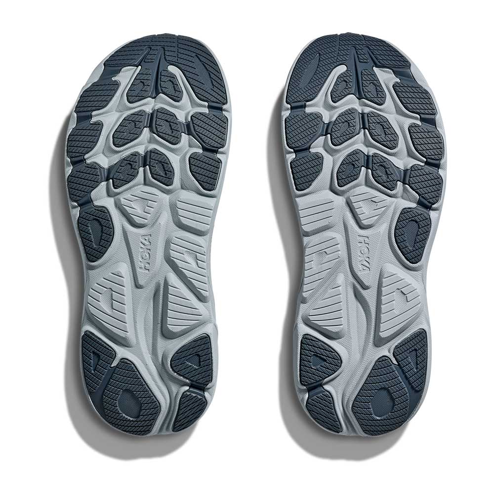 Women's Clifton 10 Running Shoe - Grout/Mineral Blue - Wide (D)