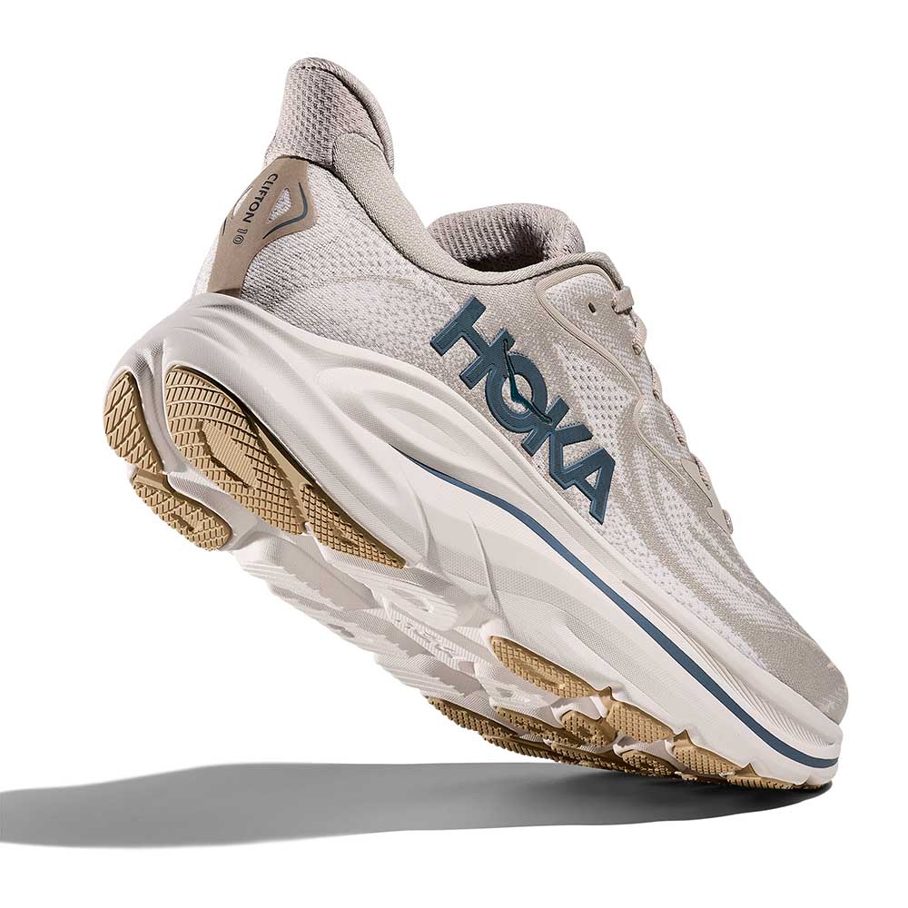 Men's Clifton 10 Running Shoe - Putty/Grout - Extra Wide (4E)