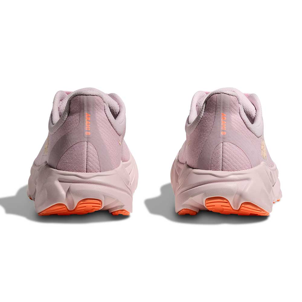 Women's Arahi 8 Running Shoe - Lilac Cream/Neon Cantaloupe - Regular (B)