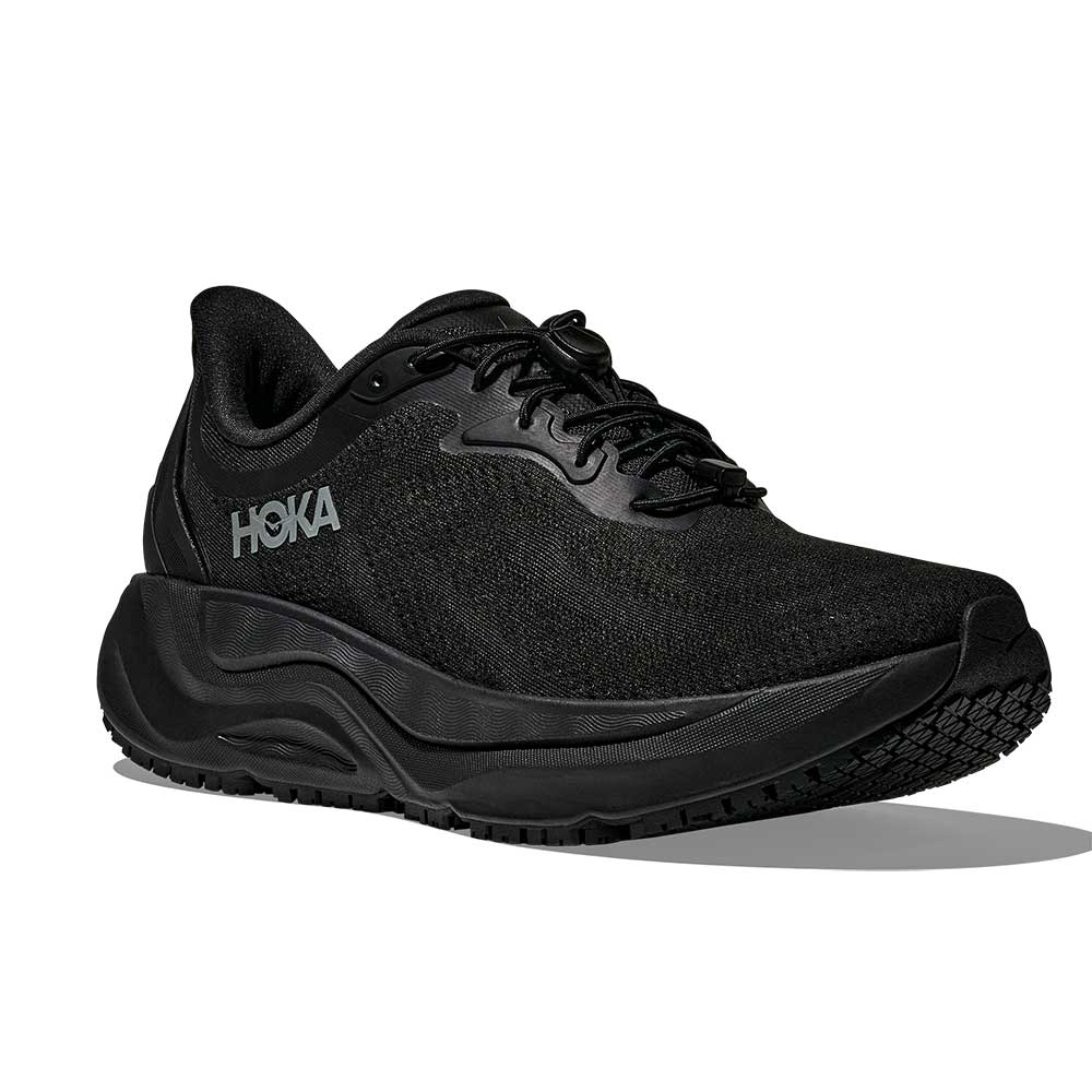 Women's Arahi SR Walking Shoe - Black/Black - Wide (D)