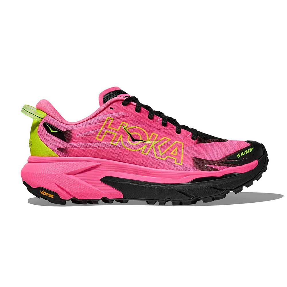 Women's Mafate 5 Trail Running Shoe - Neon Rose/Black - Regular (B)