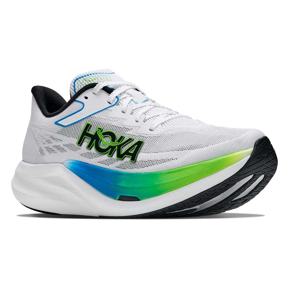 Rocket X 3 Running Shoe - Frost/Electric Lime - Regular (D)