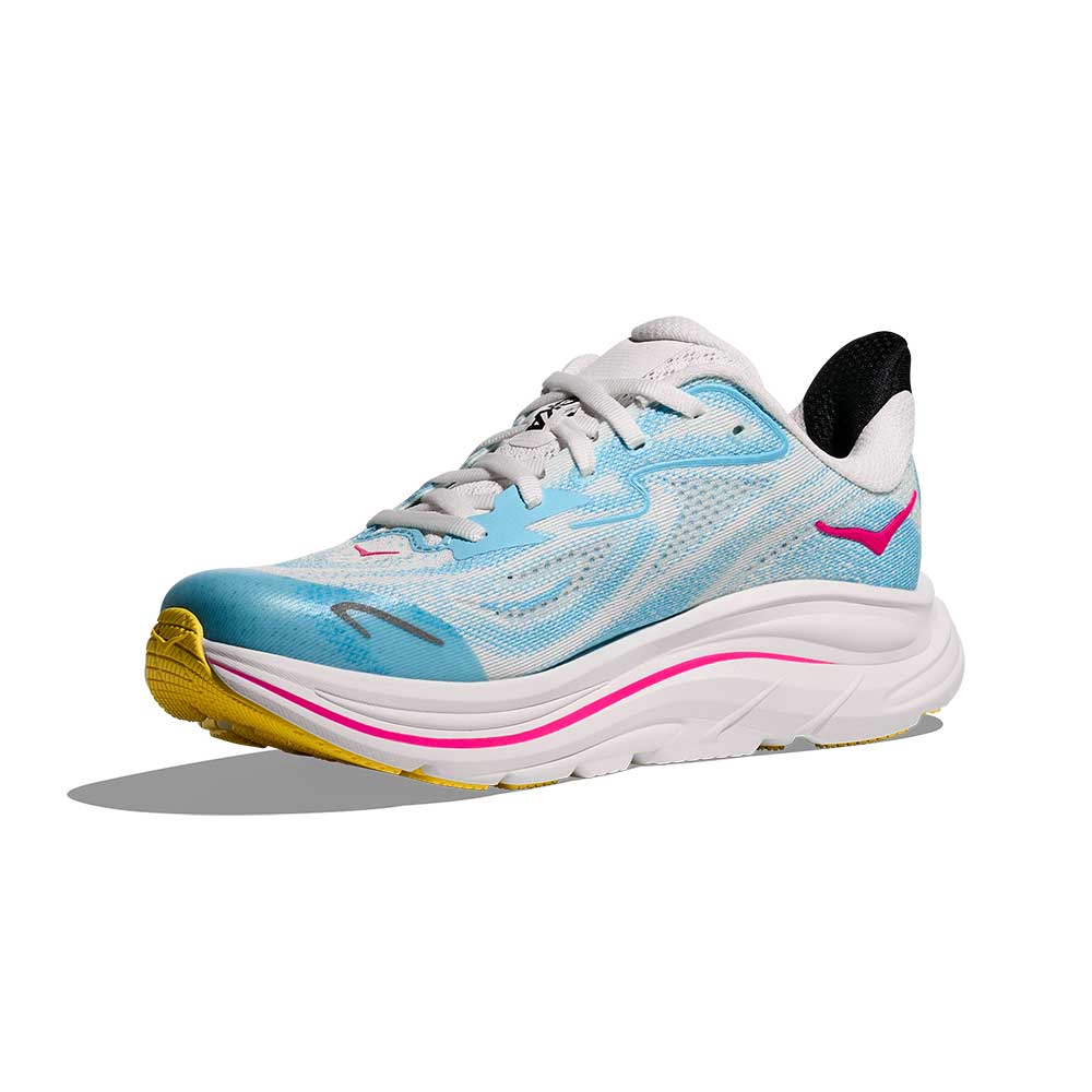 Youth Clifton 10 Running Shoe - Frost/Soaring Blue - Regular (D)