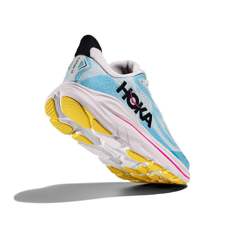 Youth Clifton 10 Running Shoe - Frost/Soaring Blue - Regular (D)